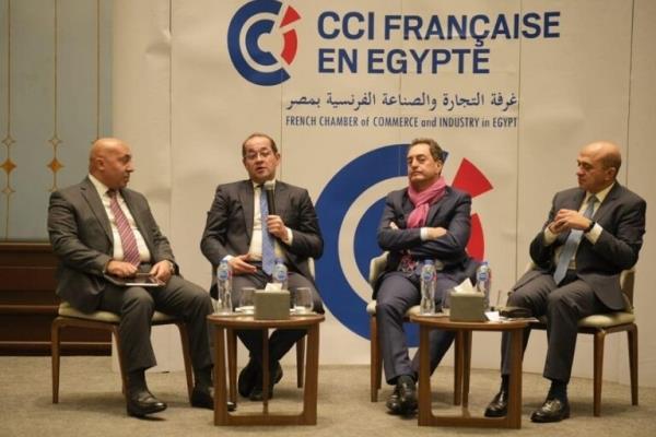 لقاء وزير المالية بأعضاء غرفة التجارة والصناعة الفرنسية لدراسة الفرص الاستثمارية المتنوعة