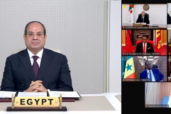 السيسي يترأس أعمال اللجنة التوجيهية لرؤساء دول وحكومات دول النيباد