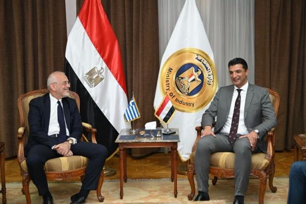 مباحثات ثنائية بين مصر واليونان لتعزيز الشراكة الصناعية بين البلدين