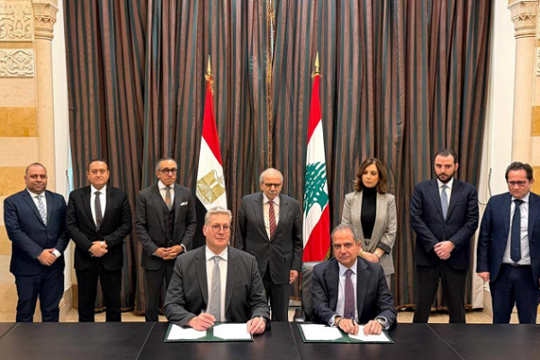 مذكرة تفاهم بين مصر ولبنان لإمداد محطة دير عمار بالغاز الطبيعي