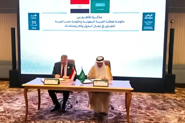 مصر والسعودية توقعان مذكرة تفاهم لتعزيز التعاون في البترول والغاز